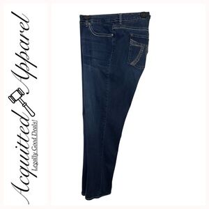 Seven7 Luxe Strraight Leg Dark Wash Jeans